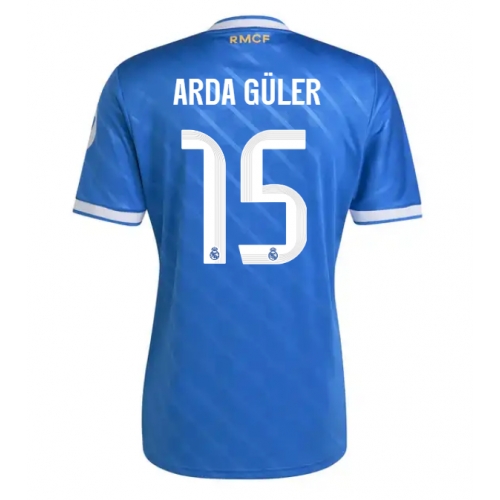Billige Fotballdrakt Real Madrid Arda Guler #15 Replika Tredjedrakt 2025-26 Kortermet Billige Fotballdrakt Real Madrid Arda Guler #15 Replika Tredjedrakt 2025-26 Kortermet